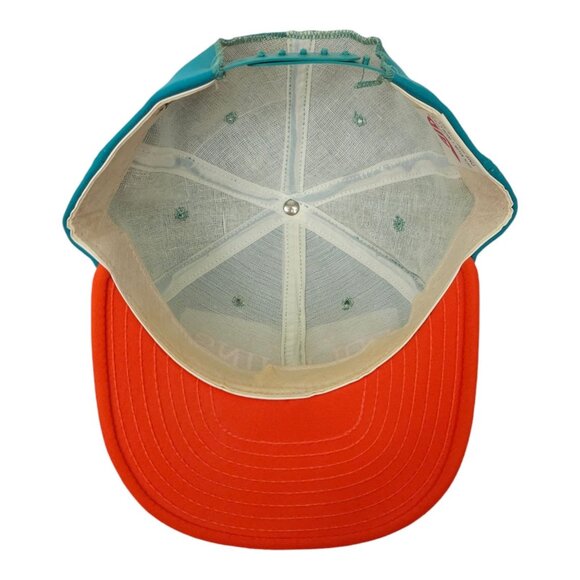 AJD Miami Dolphins Snapback Cap NFL Football Vintage 90s USA Made Embroidered - Picture 5 of 13